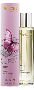 Farfalla, Gesichts- &Körperpflege rose, natural eau de cologne, 50ml