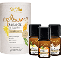 Farfalla, Gesichts- &Körperpflege Aromaöl-Set mit Rezeptideen