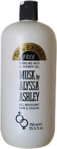 Alyssa Ashley Musk Bubbling Bath & Shower Gel