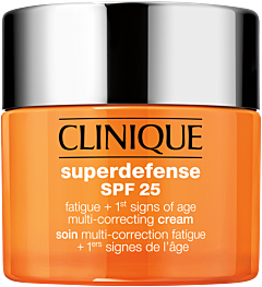 Clinique Superdefense Cream SPF 25 skin type 1/2