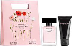 Narciso Rodriguez For Her Musc Noir Shopping Bag Set = EdP Nat. Spray 30 ml +  Body Lotion 50 ml