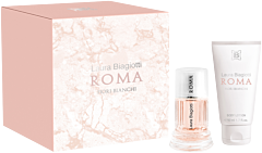 Laura Biagiotti Roma Fiori Bianchi Set = EdT Nat. Spray 25 ml + Body Lotion 50 ml
