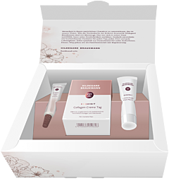 Hildegard Braukmann Exquisit Geschenk Set = Exquisit Collagen Creme Tag 50 ml + Professional Plus Crème Rosée Vitale 15 ml + Exquisit Hydro Aktiv Ampullen 5 ml