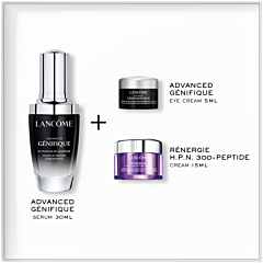 Lancôme Génifique Serum Routine Set = Serum 30 ml + New Eye Cream 5 ml + New Cream 15 ml