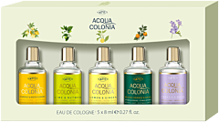 No.4711 Acqua Colonia Miniature EdC Set = Lemon&Ginger 8ml + Starfuit&White Flower 8ml + Lime&Nutmeg 8ml + Fresia&Musk 8ml + Blood Orange&Basil 8ml