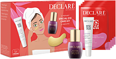 Declaré Augenpflege Vorteils-Set = Eye Contour Ess.Eye Lift.Serum 15 ml + Age Control Vit.A Booster Eye Cream 15 ml + Golden Hyaluron Eye Pads 4 Stück