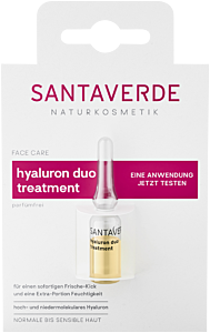 Santaverde FACE CARE Hyaluron Duo Treatment