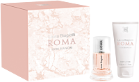 Laura Biagiotti Roma Fiori Bianchi Set = EdT Nat. Spray 25 ml + Body Lotion 50 ml