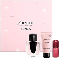 Shiseido Ginza Holiday Kit = EdP Nat. Spray 50 ml + Body Lotion 50 ml + UTM Power Infusing Concentrate 10 ml
