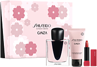 Shiseido Ginza Set = EdP Nat. Spray 50 ml + Body Lotion 50 ml +TechnoSatin Gel Lipstick 415 2,2 g