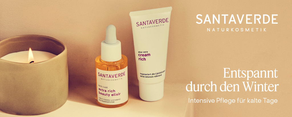 SANTAVERDE Naturkosmetik - Entspannt durch den Winter