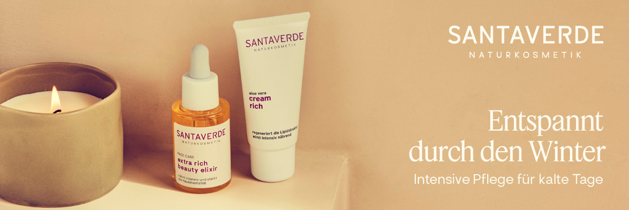 SANTAVERDE Naturkosmetik - Entspannt durch den Winter