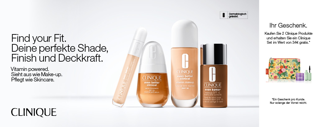 Clinique - Find your Fit. Deine perfekte Shade, Finish und Deckkraft