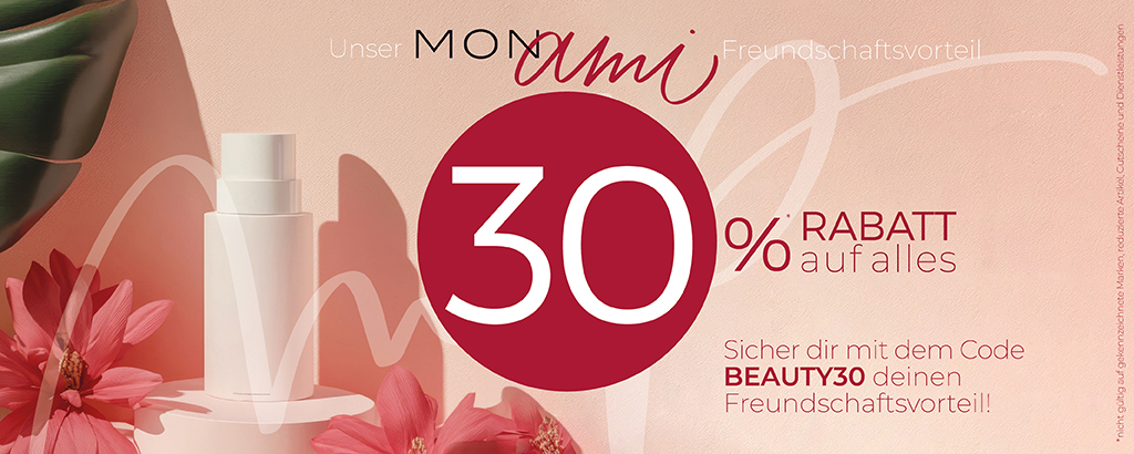 Sicher dir dein Rabatt mit dem Code BEAUTY30!