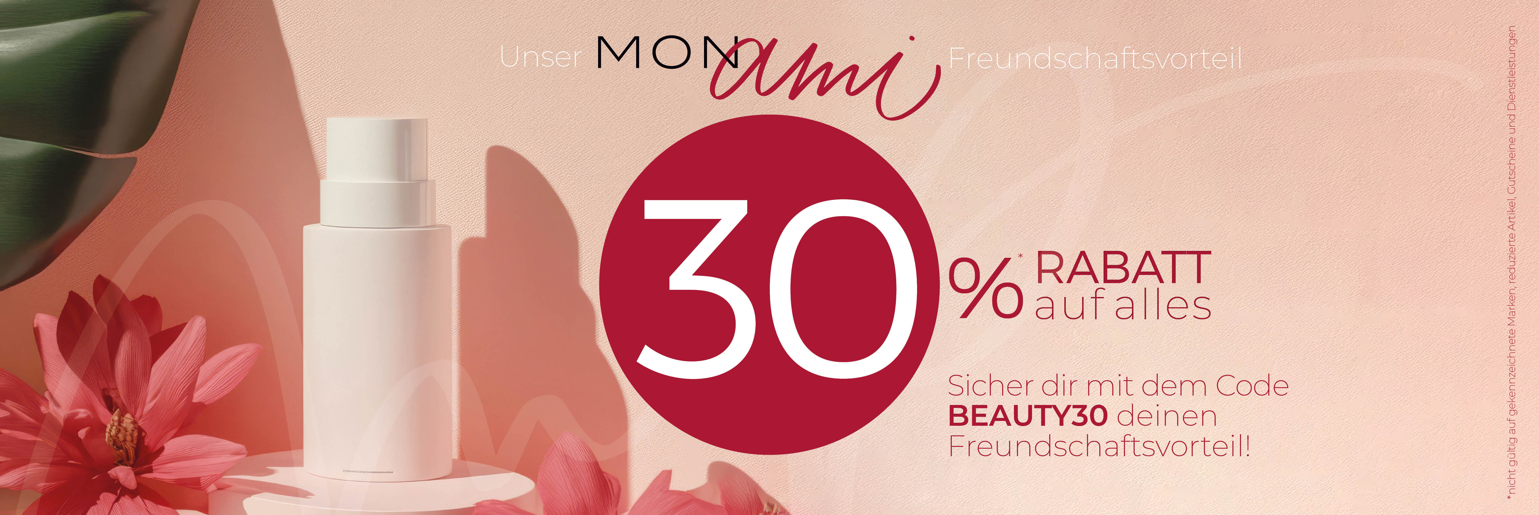 Sicher dir dein Rabatt mit dem Code BEAUTY30!