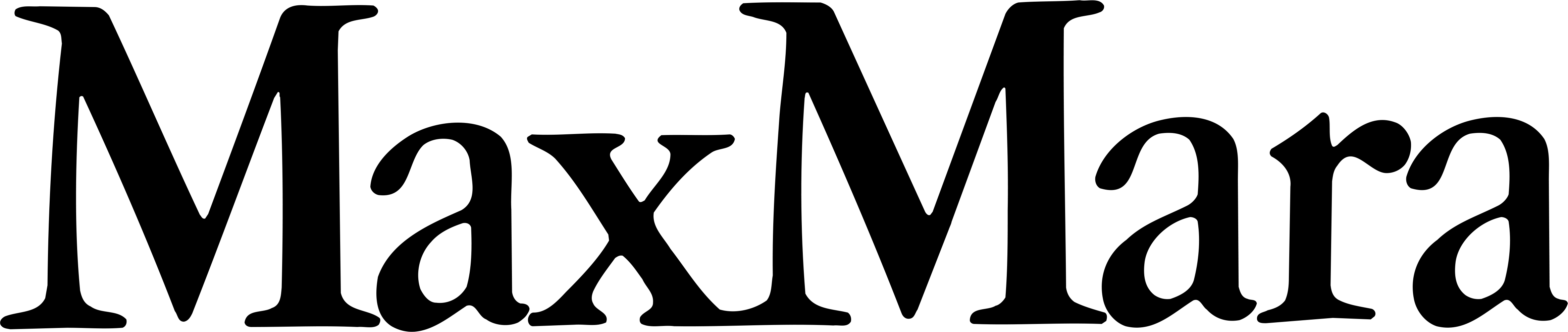 MaxMara Logo in Schwarz